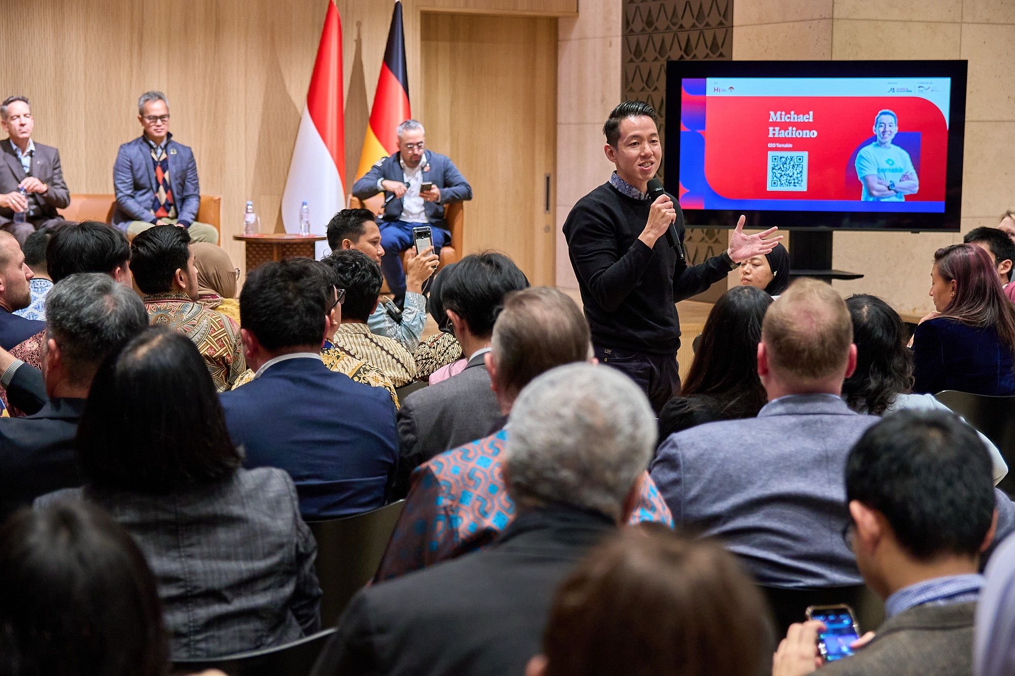 Michael Hadiono, Co-founder & CEO Ternakin, menjadi pembicara di AsiaBerlin Summit 2024